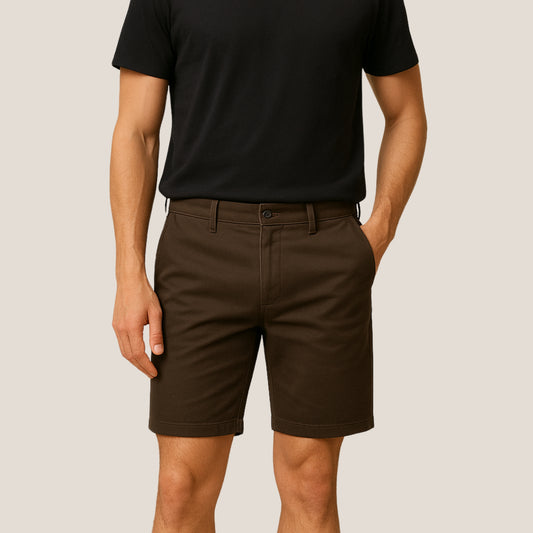 Smart-Casual Cotton Shorts